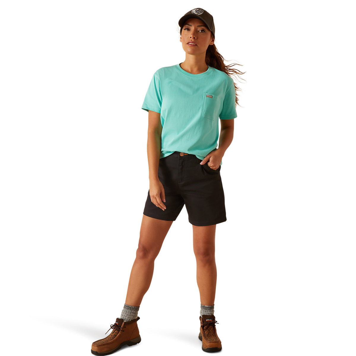 Ariat Women&#39;s Rebar CottonStrong Pocket T-Shirt - Work World - Workwear, Work Boots, Safety Gear