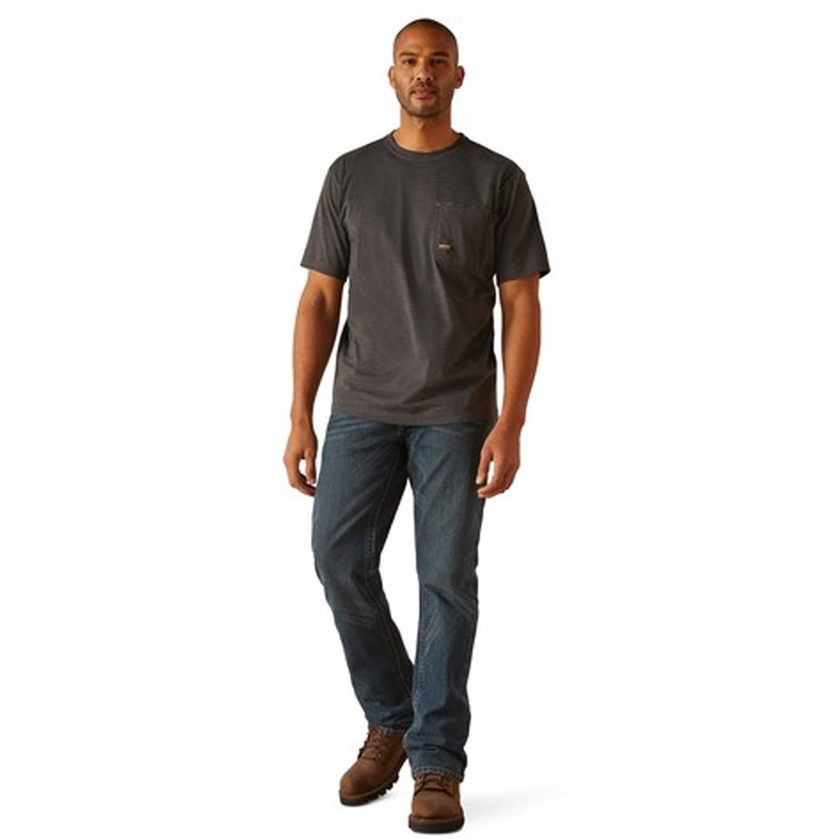 Ariat Men&#39;s Rebar Workman Born For This Short Sleeve T-Shirt - Work World - Workwear, Work Boots, Safety Gear