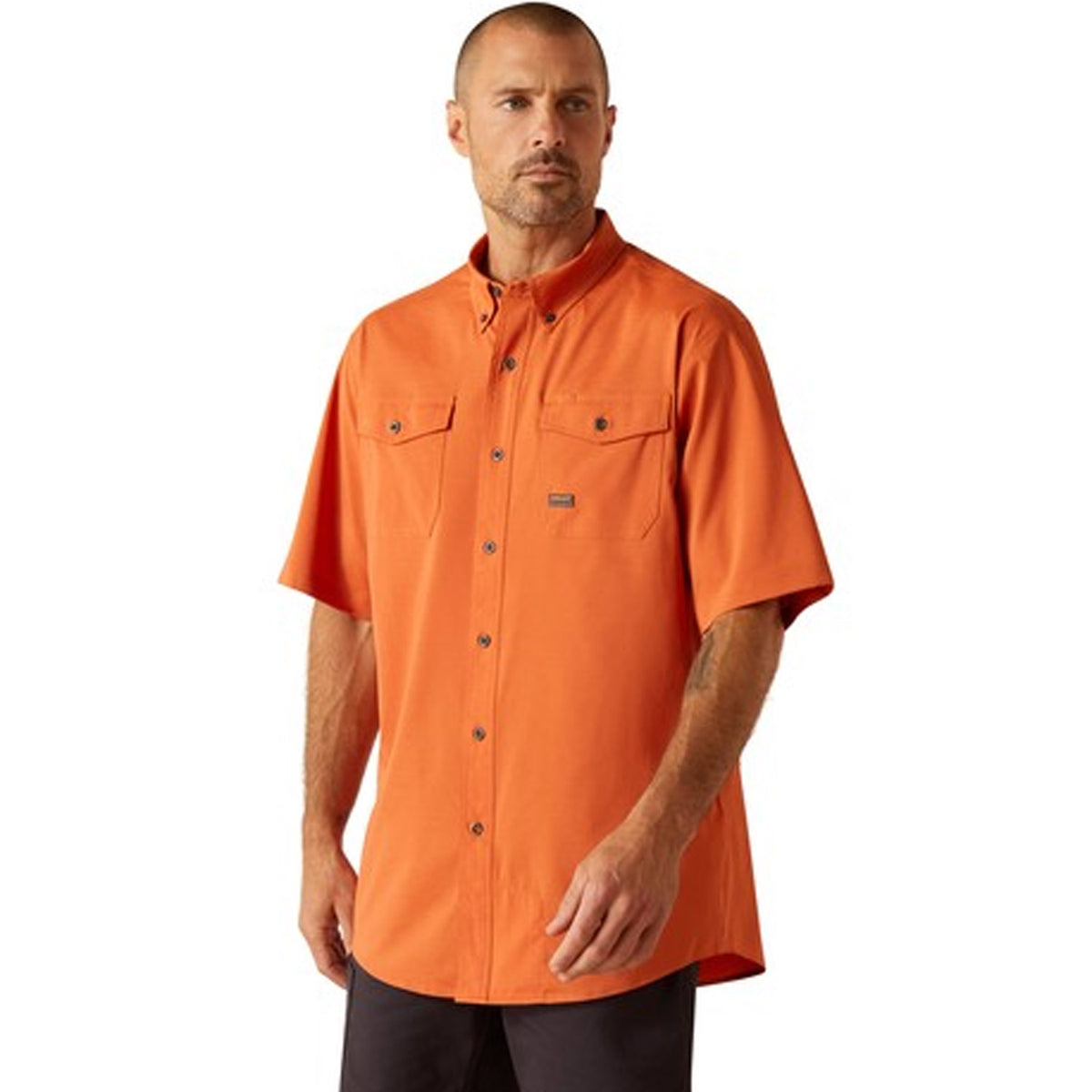 Ariat Men&#39;s Rebar Made Tough VentTEK DuraStretch Work Shirt - Work World - Workwear, Work Boots, Safety Gear
