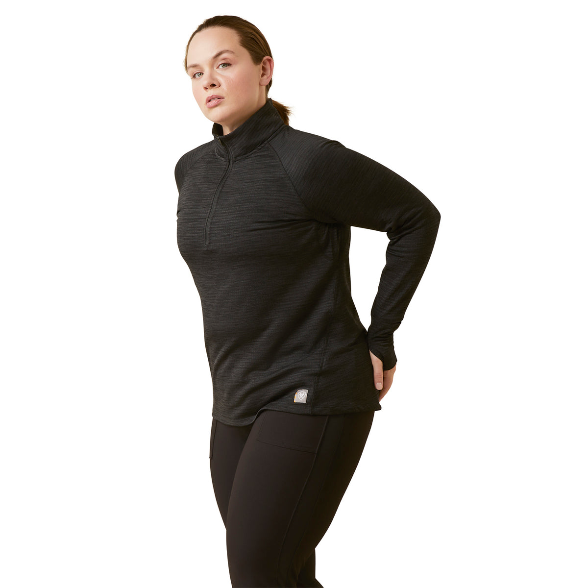 Ariat Women's Rebar Gridwork 1/4 Zip Baselayer