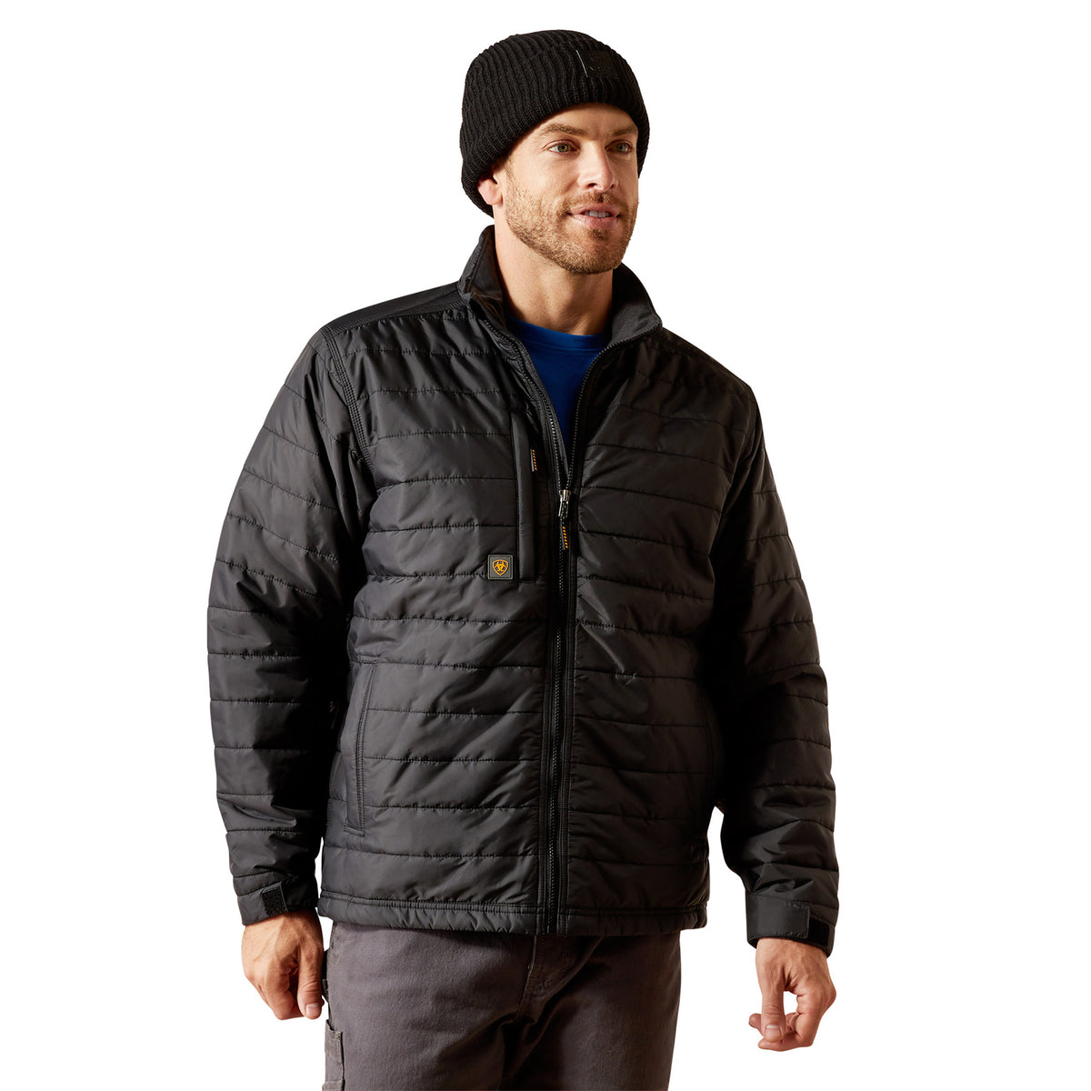 Ariat Men's Rebar Cordura Ripstop Lightweight Insulated Jacket Jackets & Coats Ariat Black 2XL Reg
