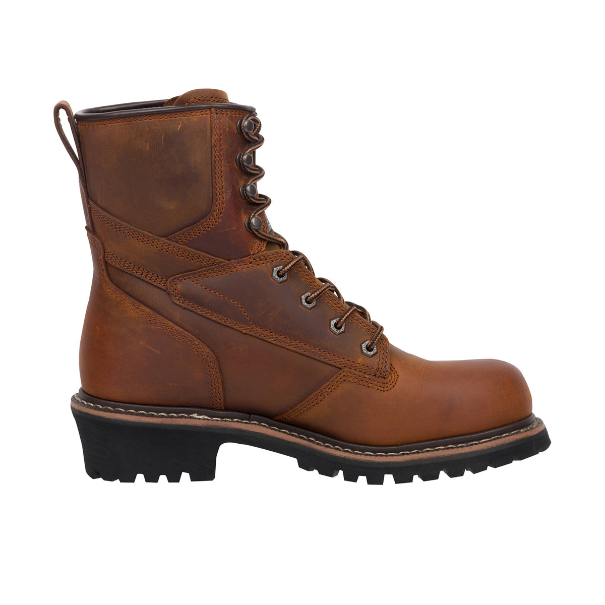 Ariat Men's Logger Shock Shield Waterproof Insulated Work Boot Work Boots Ariat Copper Brown 10 2E