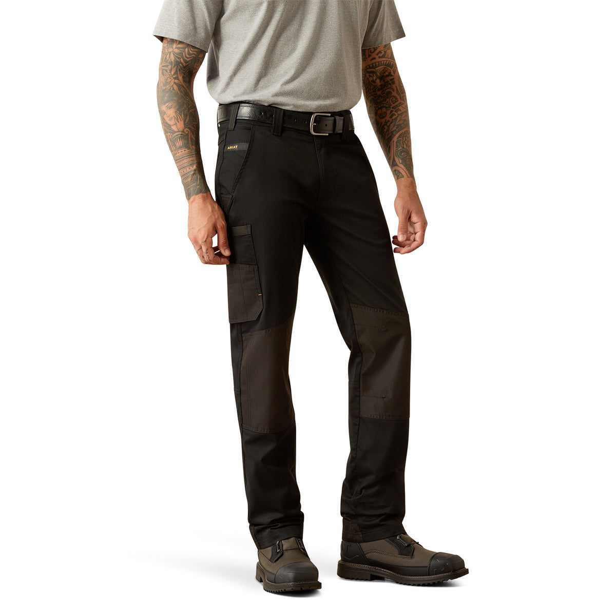 Ariat Men's Rebar M8 Modern DuraStretch Cargo Pant Pants Ariat Black 28 28 Inseam