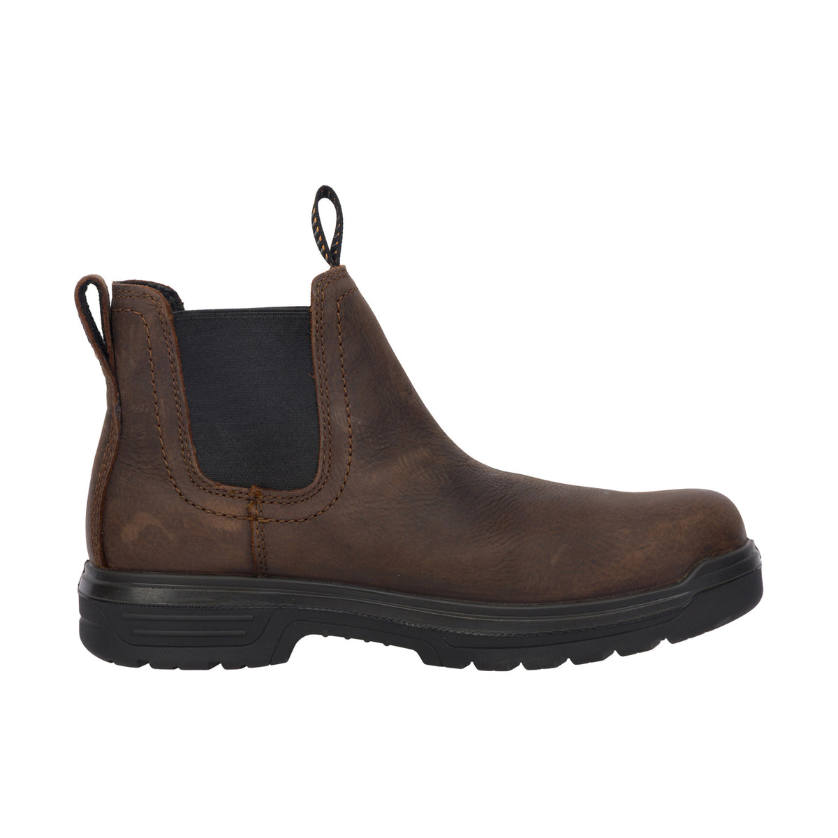 Ariat Men's Turbo Chelsea CSA Waterproof Carbon Toe Work Boot Work Boots Ariat Rich Brown 10 2E