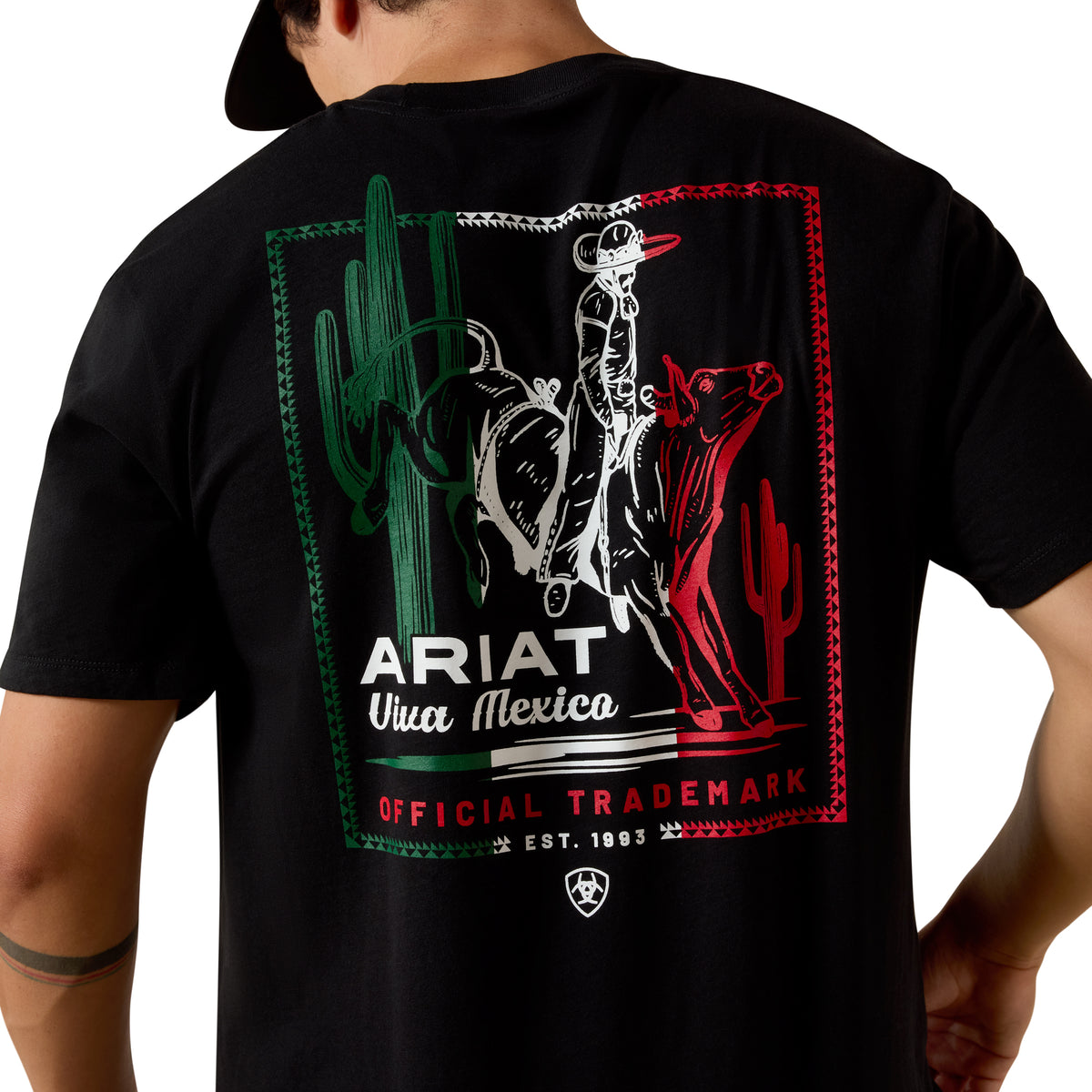 Ariat Men's Buckin Baqueno Short Sleeve T-Shirt T-Shirts Ariat