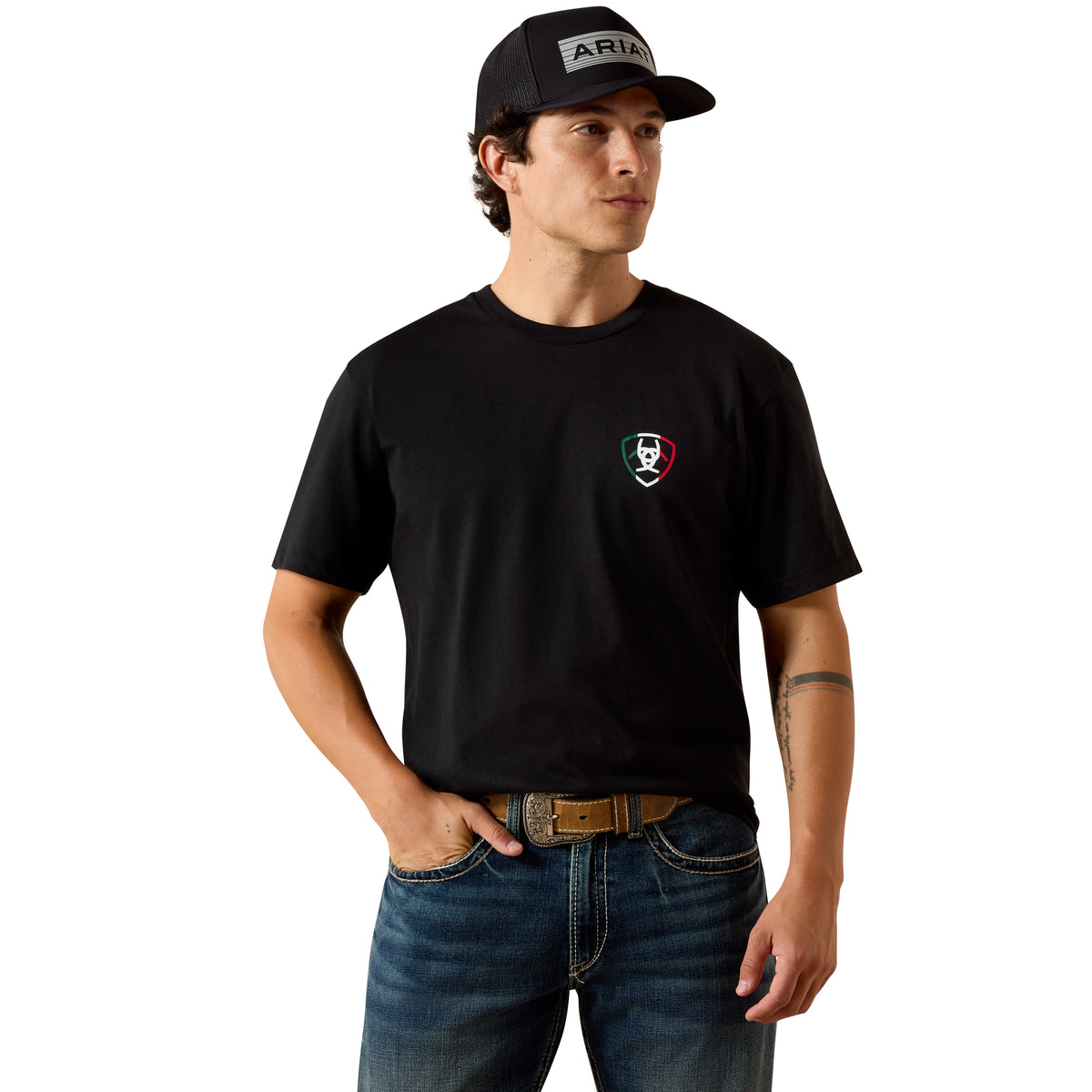 Ariat Men's Buckin Baqueno Short Sleeve T-Shirt T-Shirts Ariat