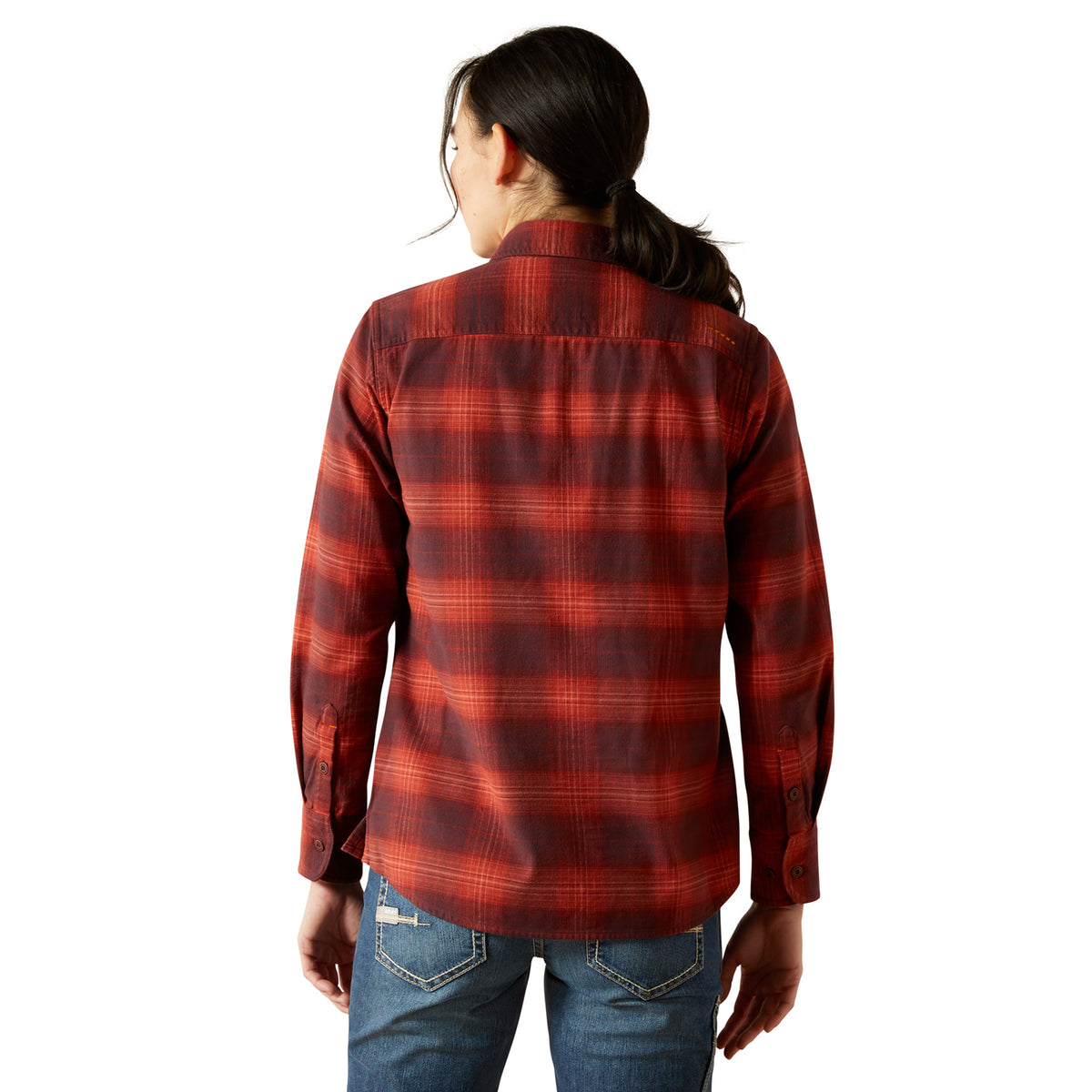 Ariat Women's Rebar Flannel DuraStretch Long Sleeve Work Shirt