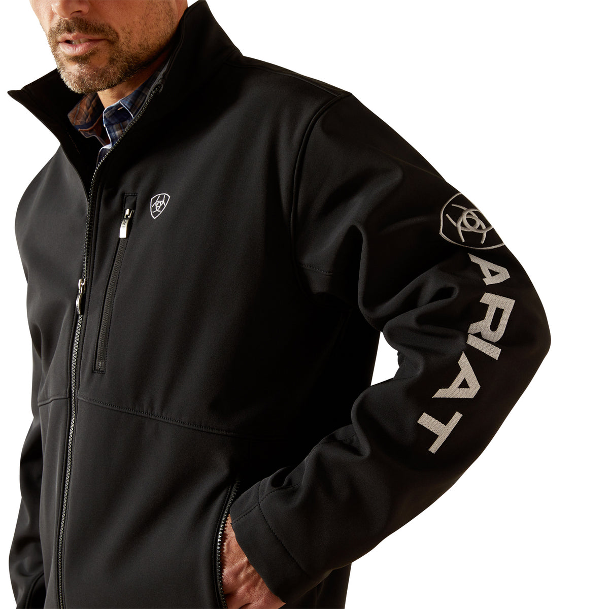 Ariat Men's Logo SoftShell Jacket Jackets & Coats Ariat