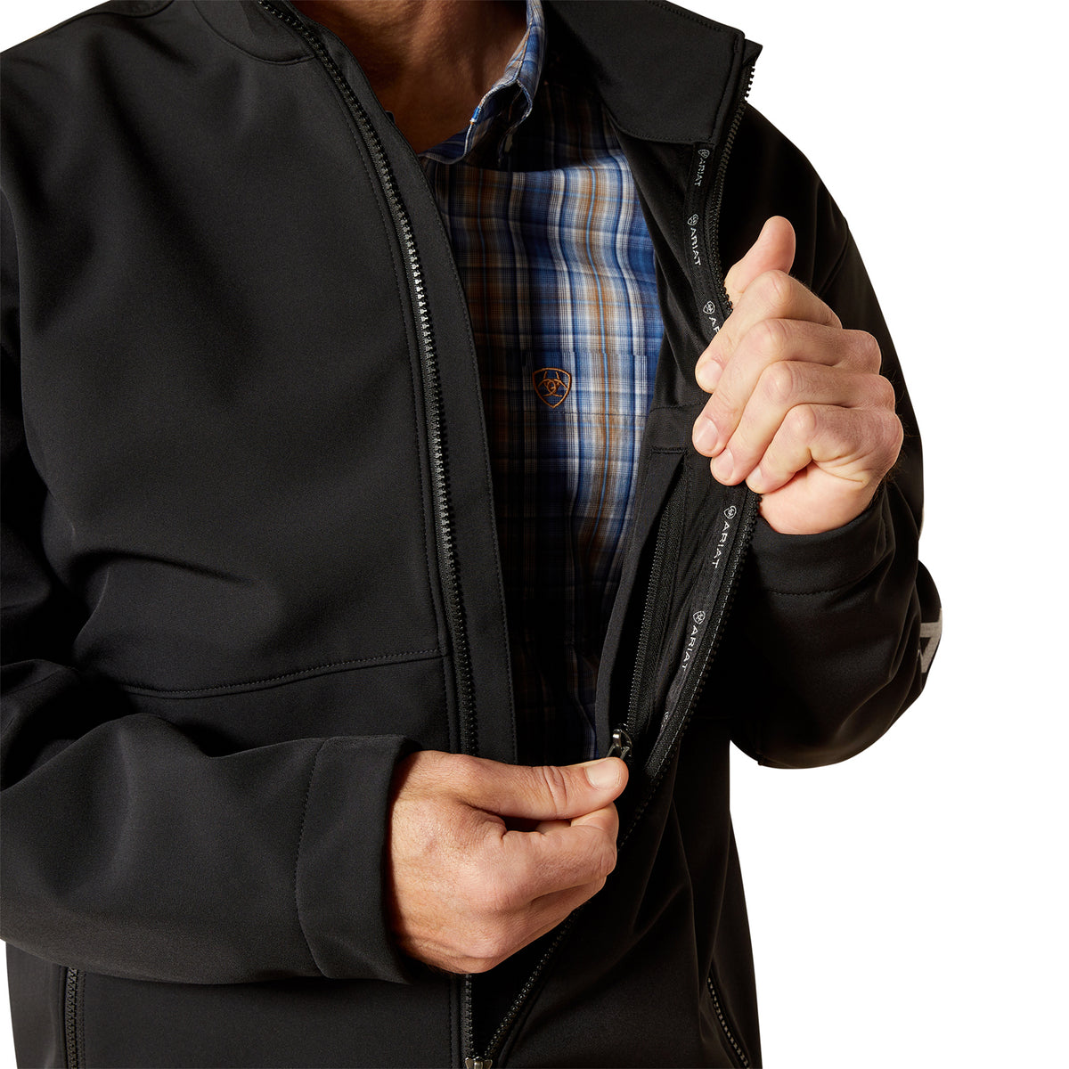 Ariat Men's Logo SoftShell Jacket Jackets & Coats Ariat