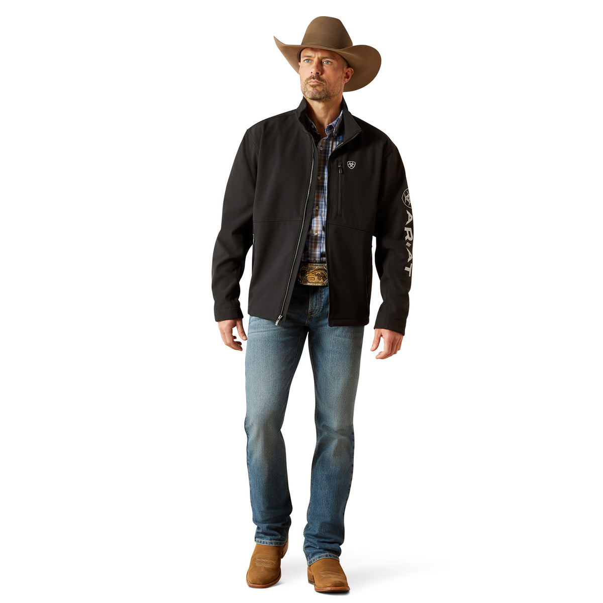 Ariat Men's Logo SoftShell Jacket Jackets & Coats Ariat