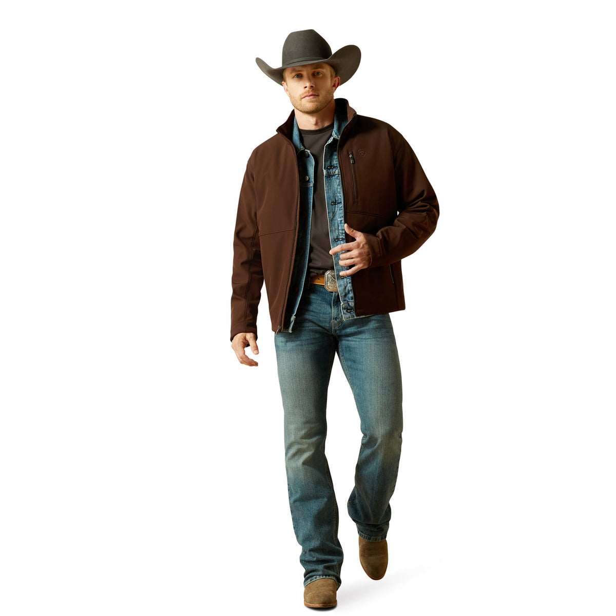 Ariat Men's Logo SoftShell Jacket Jackets & Coats Ariat