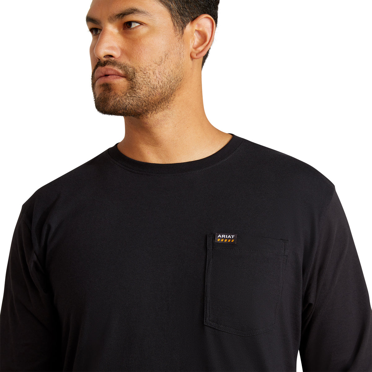 Ariat Men's Rebar Cotton Strong Standard Pocket T-Shirt Long Sleeve T-Shirts Ariat