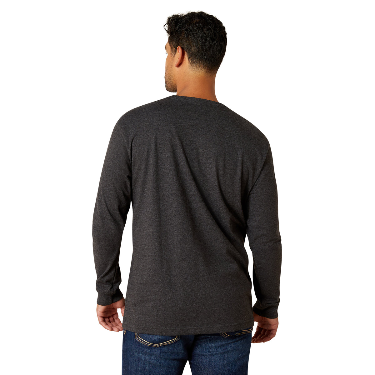 Ariat Men's Rebar Cotton Strong Standard Pocket T-Shirt Long Sleeve T-Shirts Ariat