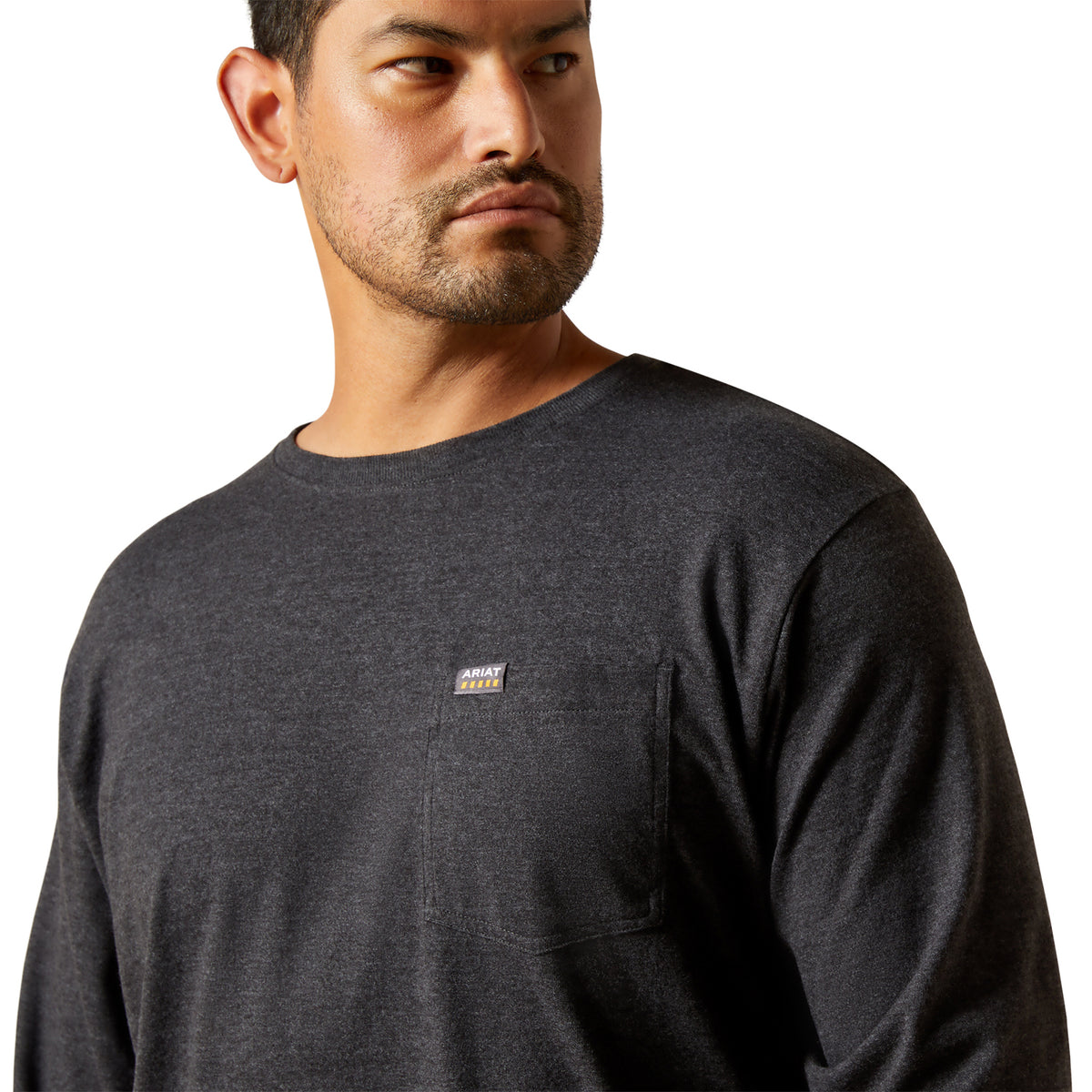 Ariat Men's Rebar Cotton Strong Standard Pocket T-Shirt Long Sleeve T-Shirts Ariat