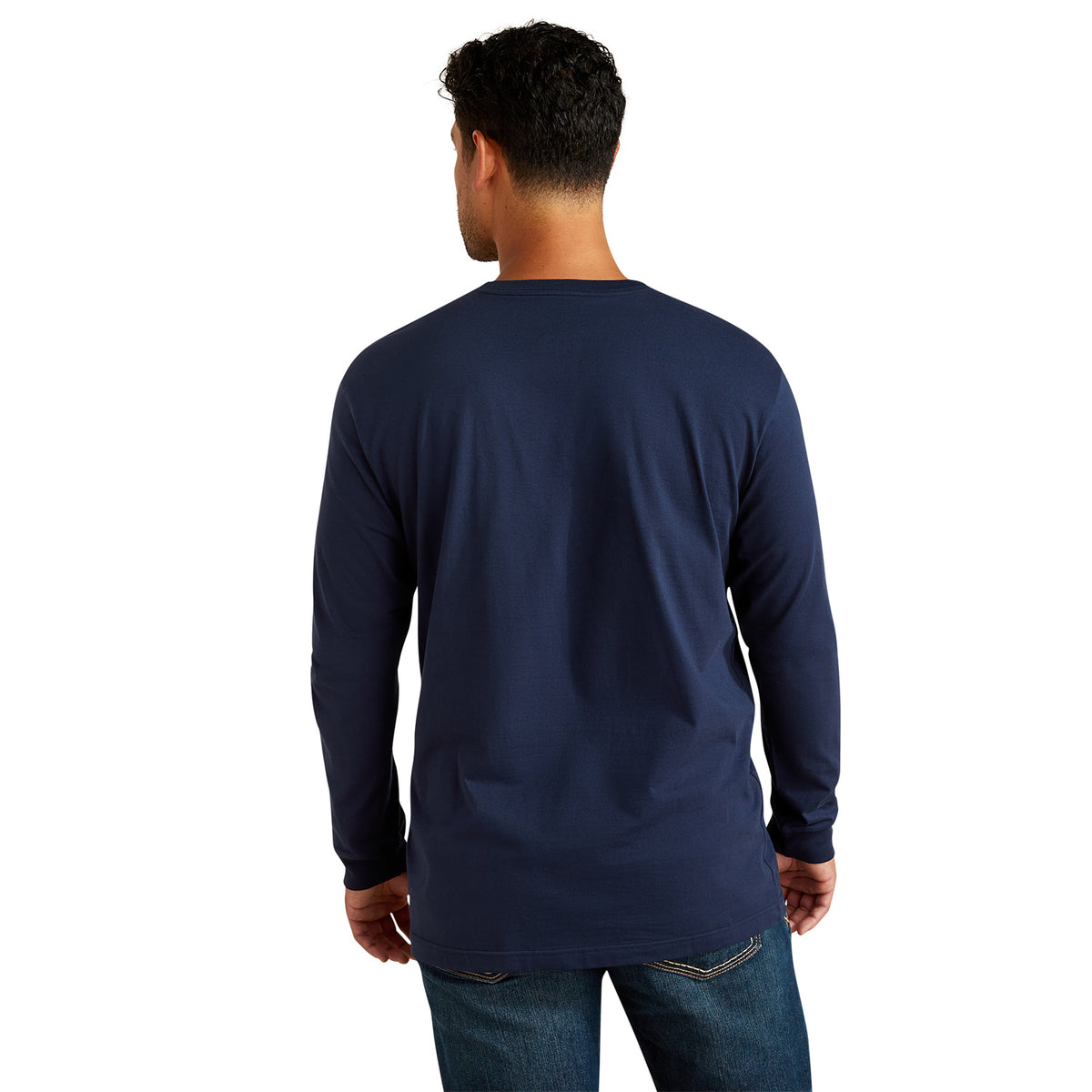 Ariat Men's Rebar Cotton Strong Standard Pocket T-Shirt Long Sleeve T-Shirts Ariat