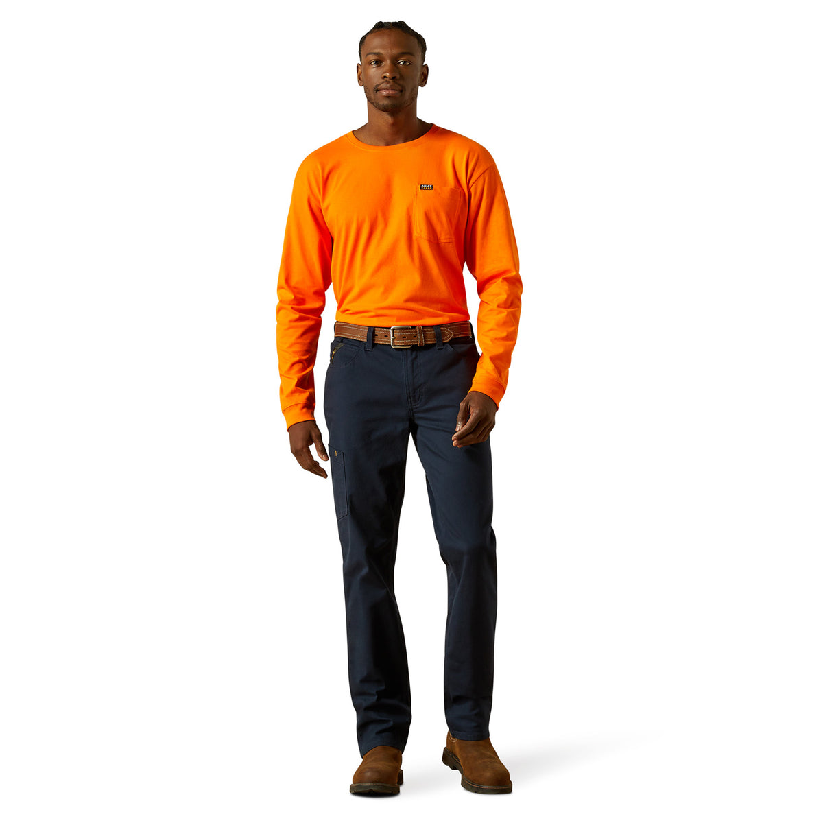 Ariat Men's Rebar M4 Low Rise DuraStretch Made Tough Stackable Straight Leg Pant Pants Ariat