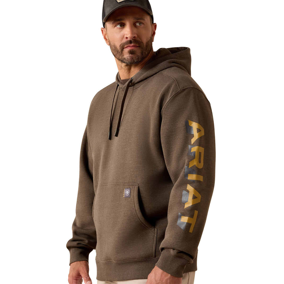 Ariat Men's Rebar Lightweight Logo Hoodie - Work World - Workwear, Work Boots, Safety Gear