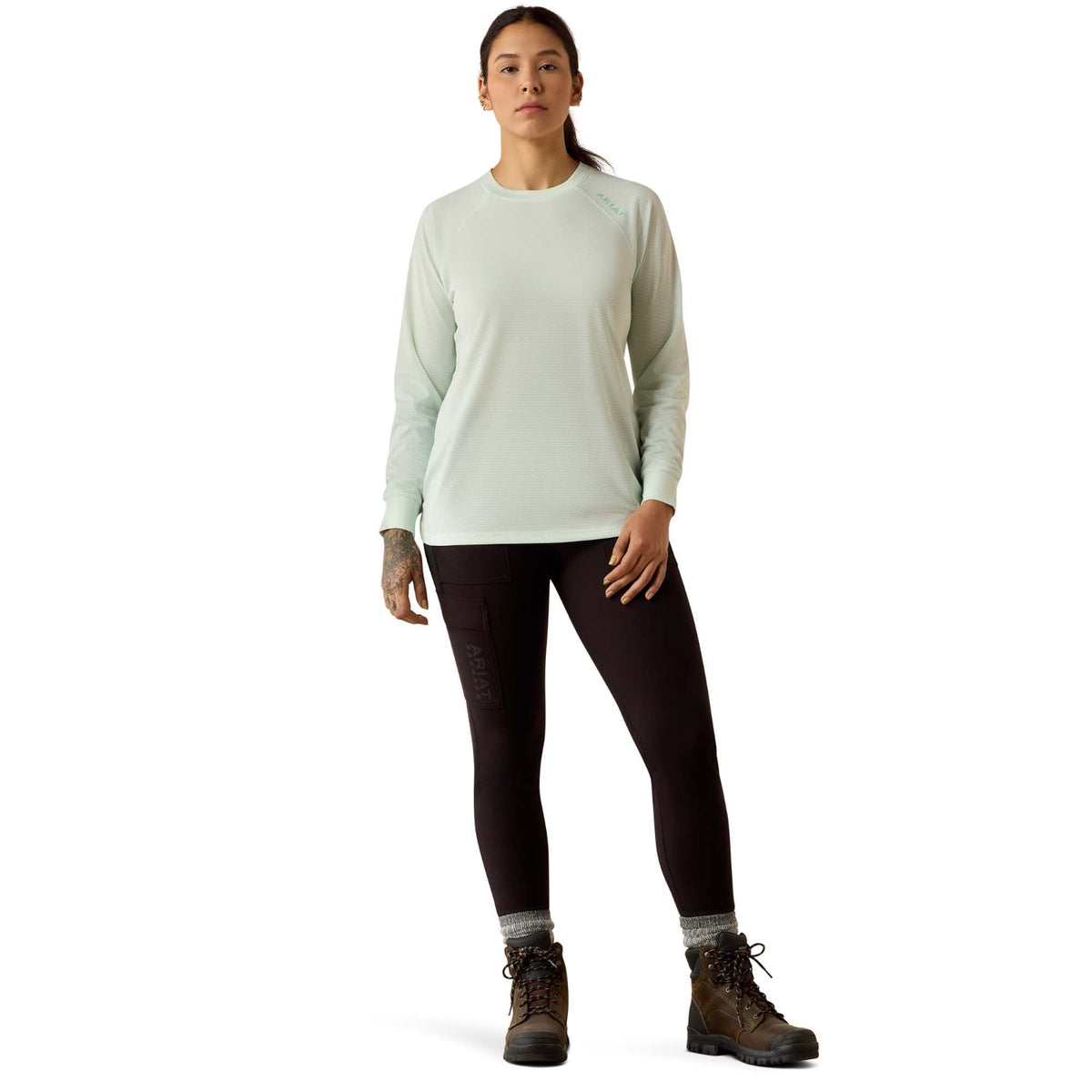 Ariat Women's Rebar Heat Fighter Essential Long Sleeve T-Shirt Long Sleeve T-Shirts Ariat