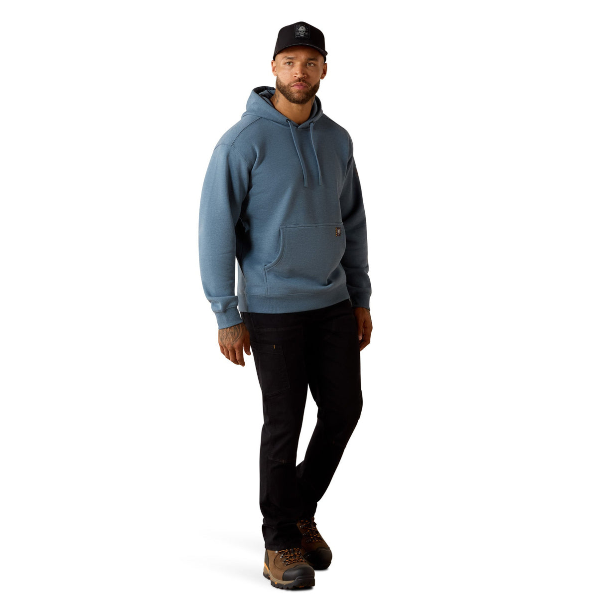 Ariat Men's Rebar Lightweight Logo Hoodie Sweatshirts & Hoodies Ariat