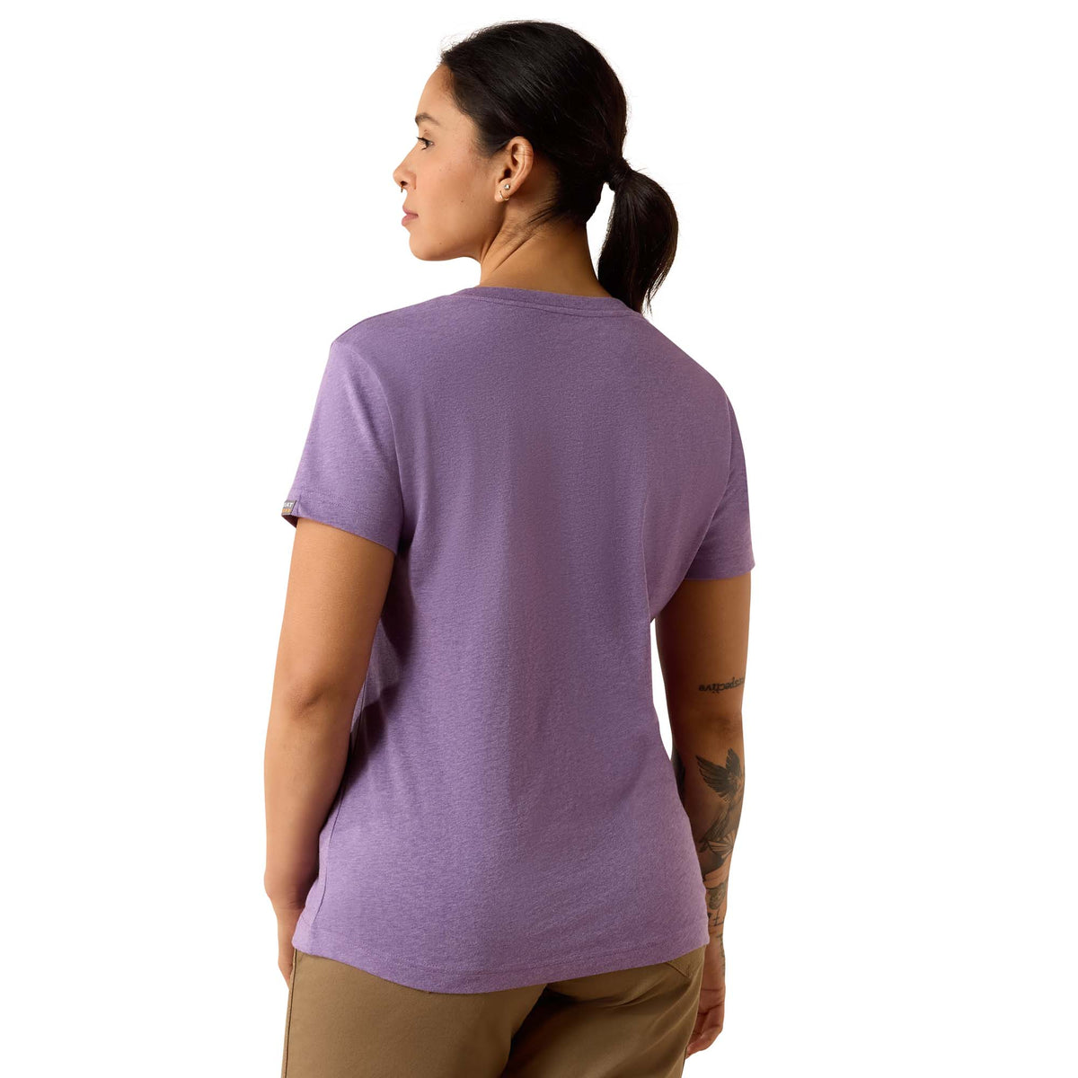 Ariat Women's Rebar Cotton Strong Standard V-Neck Short Sleeve T-Shirt T-Shirts Ariat