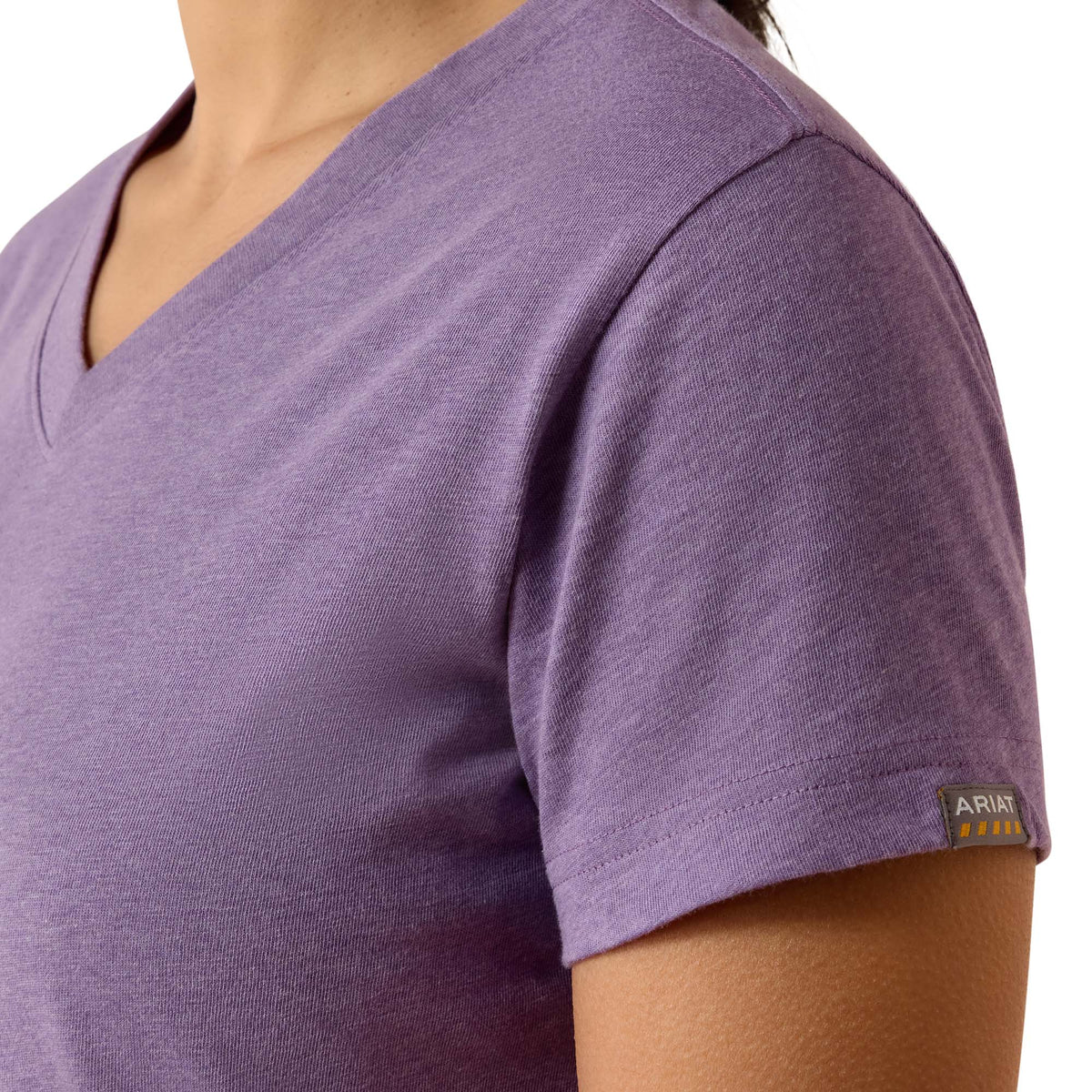 Ariat Women's Rebar Cotton Strong Standard V-Neck Short Sleeve T-Shirt T-Shirts Ariat