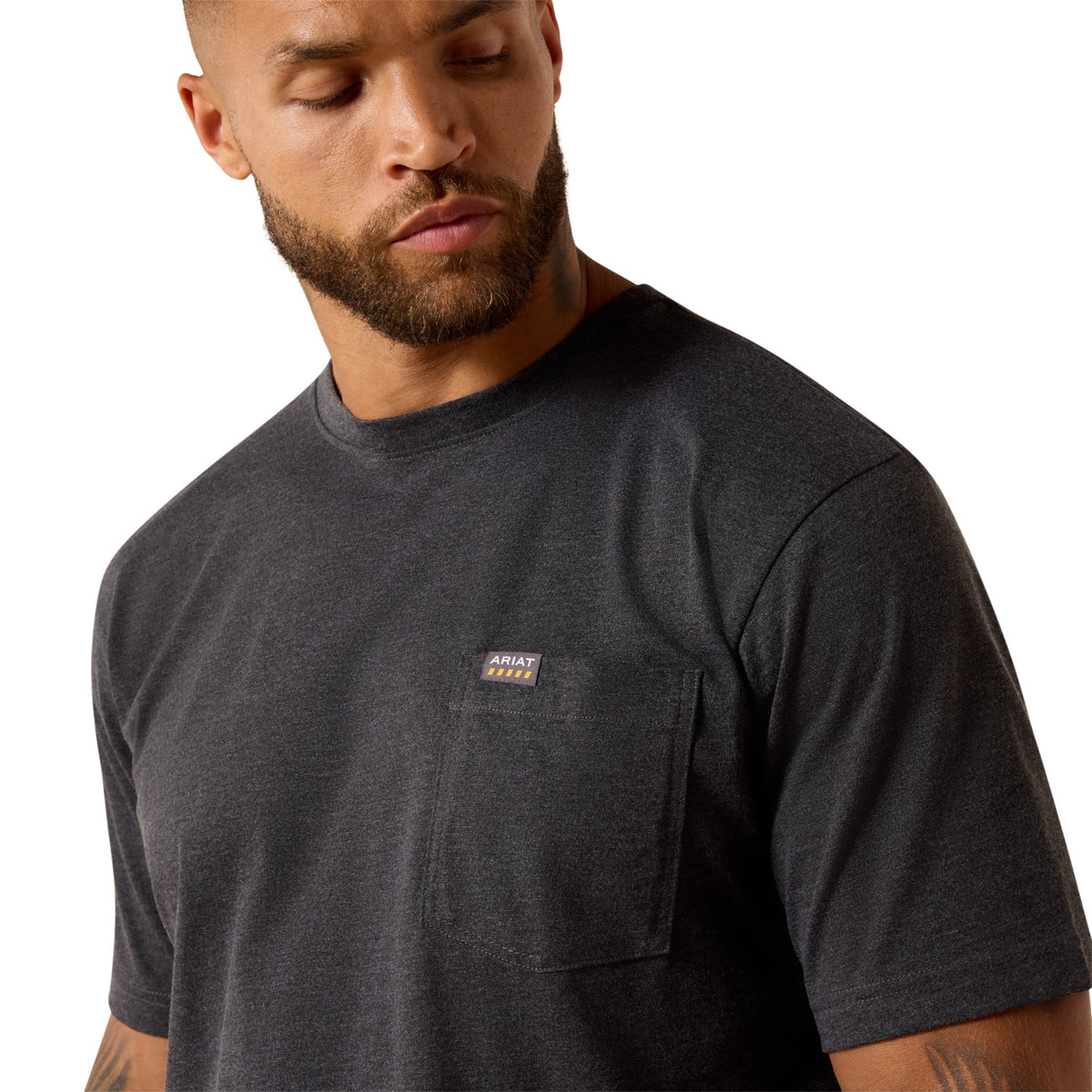 Ariat Men's Rebar Cotton Strong Skull Graphic Short Sleeve Tee T-Shirts Ariat