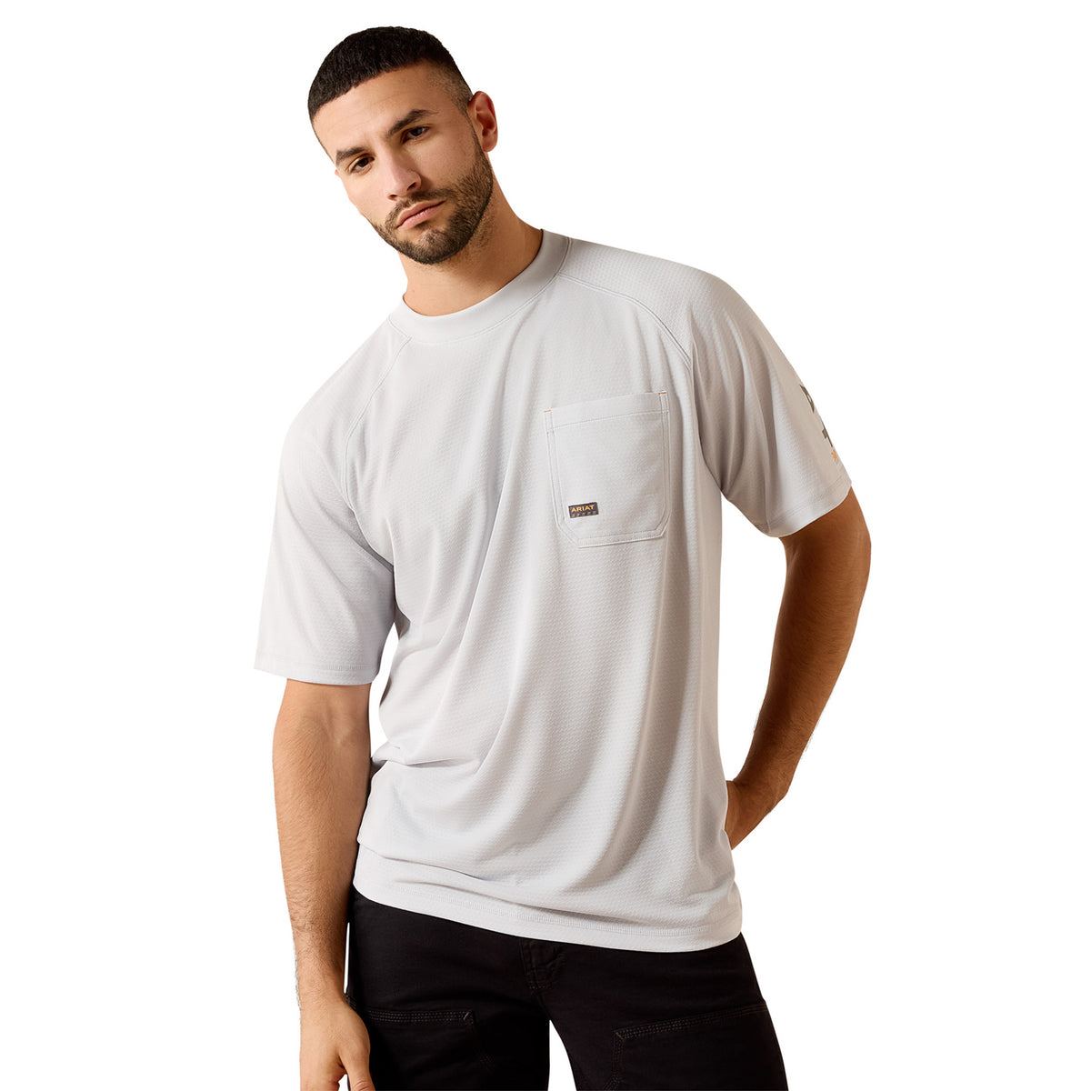 Ariat Men's Rebar Heat Fighter T-Shirt T-Shirts Ariat Micro Chip 2XL Reg
