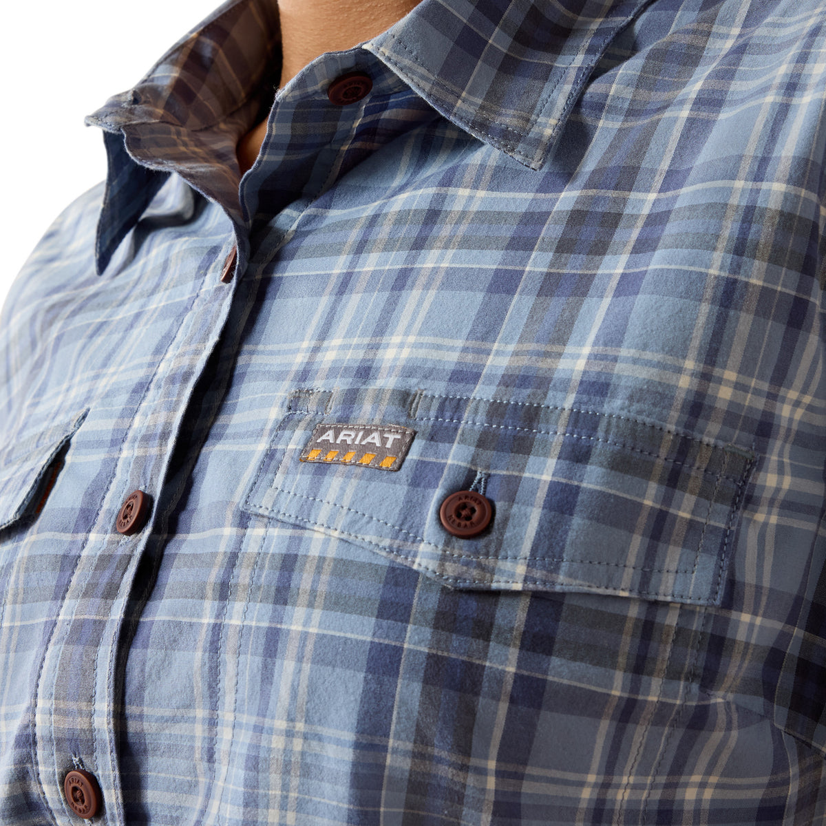 Ariat Women's Rebar Made Tough DuraStretch Work Shirt Work Shirts Ariat