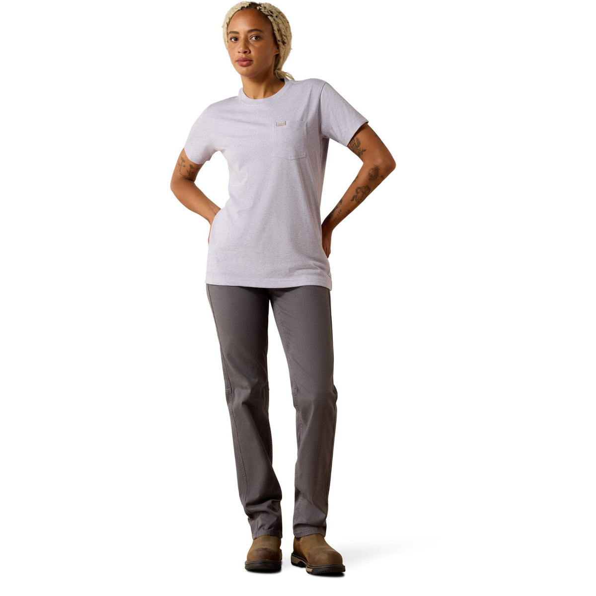 Ariat Women's Rebar Cotton Strong Space Dyed T-Shirt T-Shirts Ariat