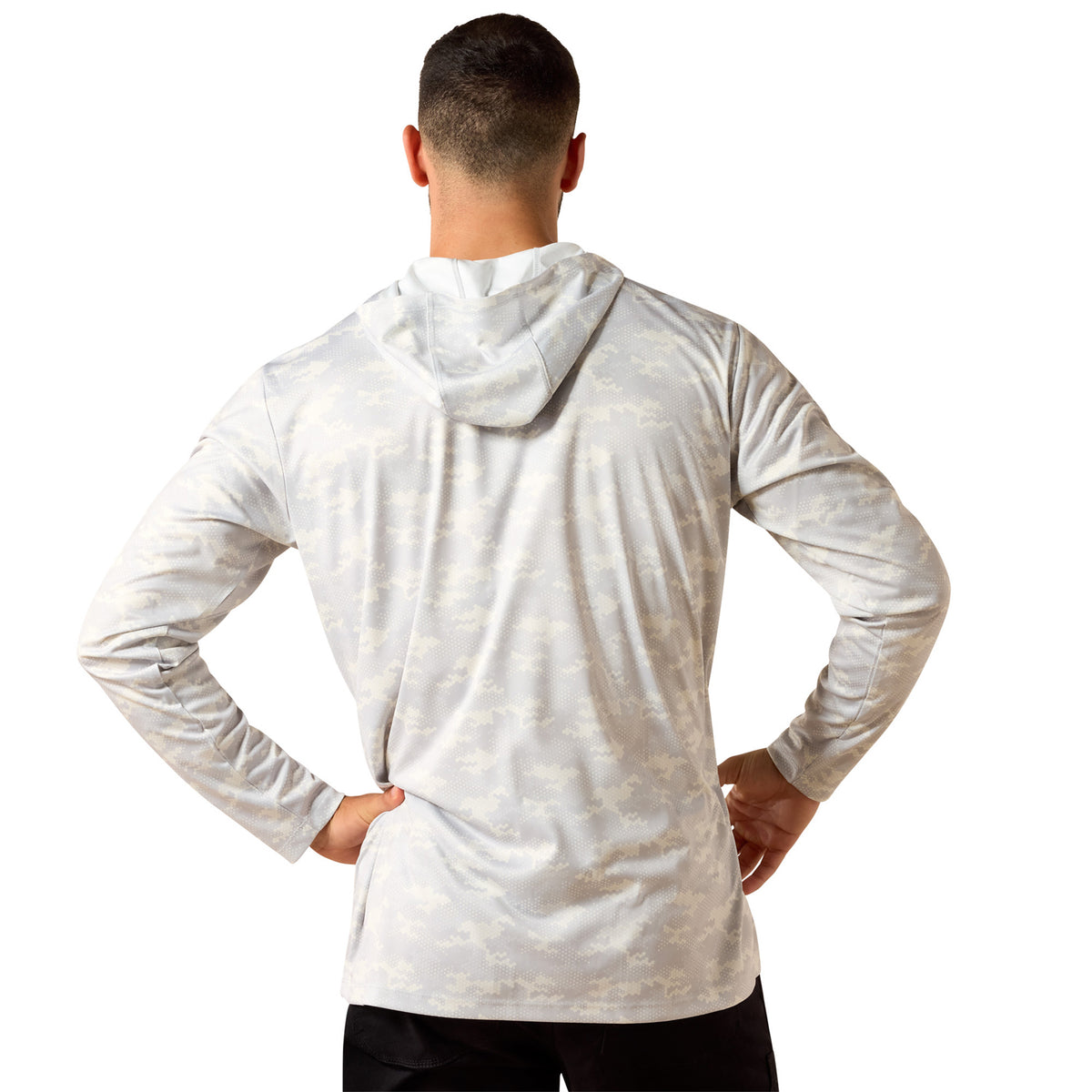 Ariat Men's Rebar Sunblocker Printed Craft Hooded Long Sleeve T-Shirt Sweatshirts & Hoodies Ariat