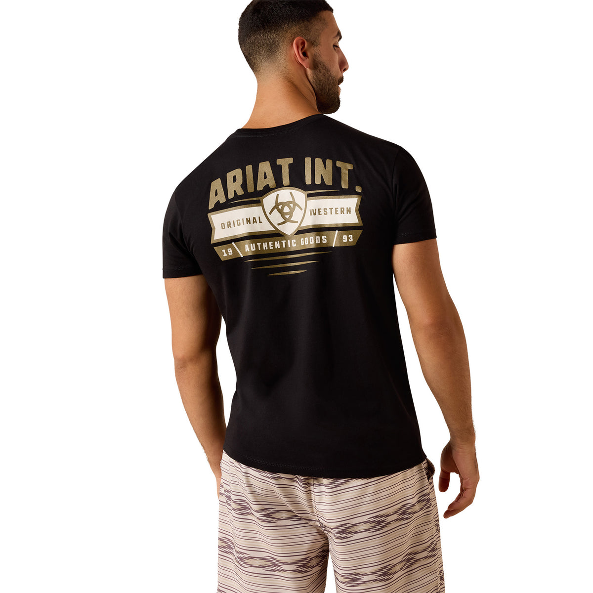Ariat Men's Banner Badge T-Shirt T-Shirts Ariat Black 2XL Reg