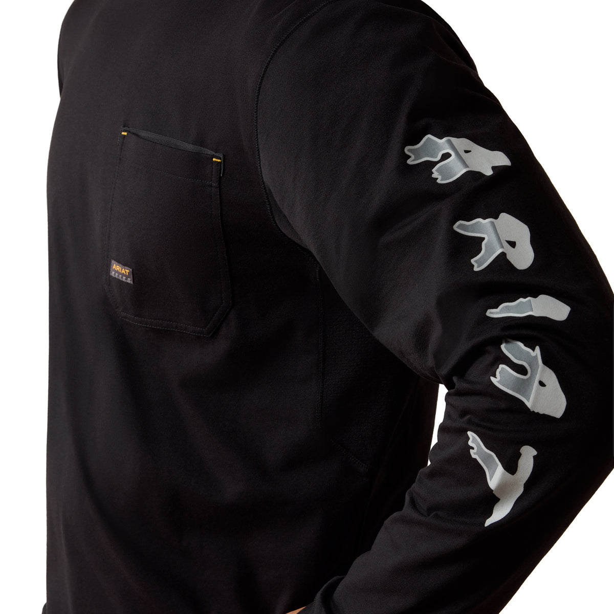 Ariat Men's Workman Bearded Skull Long Sleeve T-Shirt