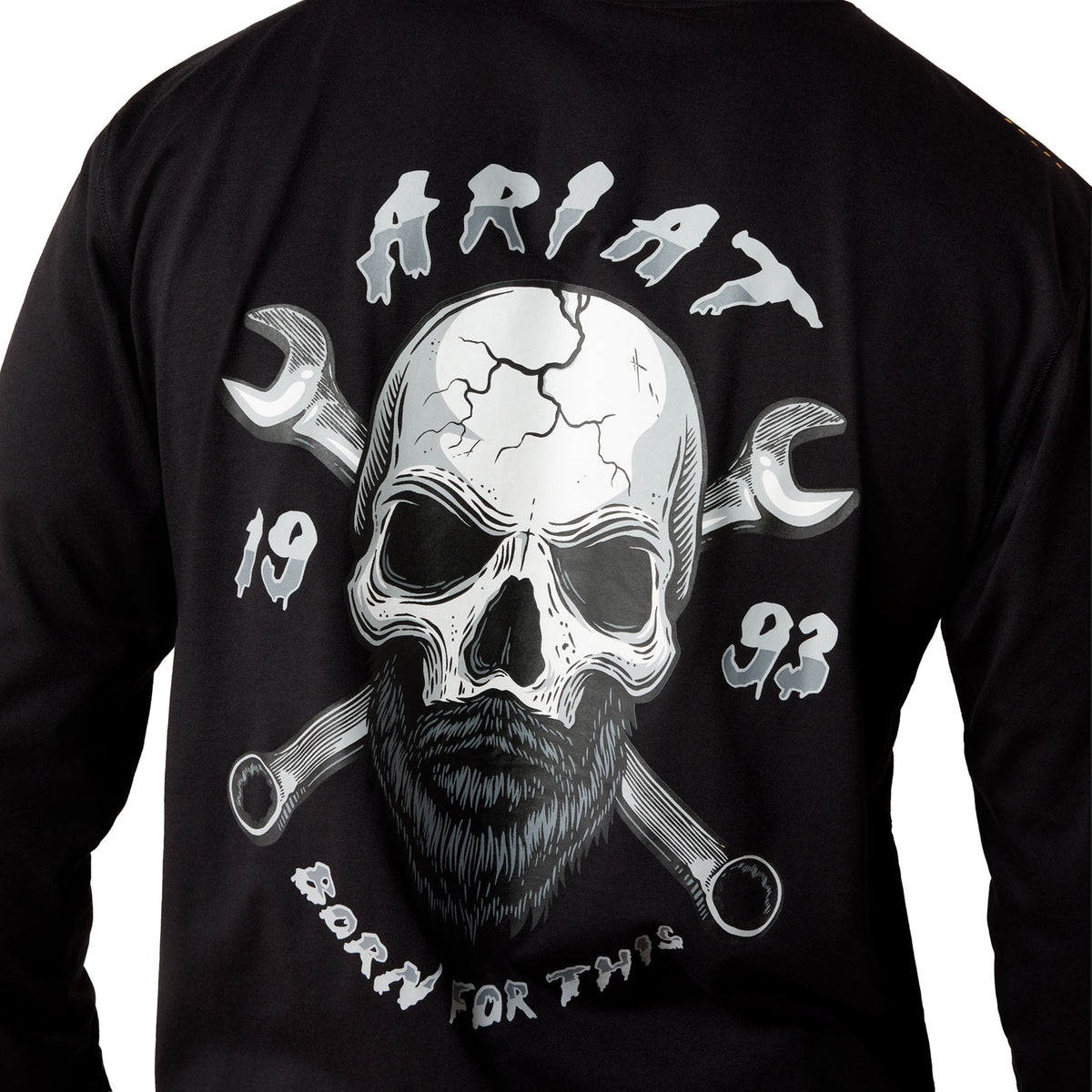 Ariat Men's Workman Bearded Skull Long Sleeve T-Shirt
