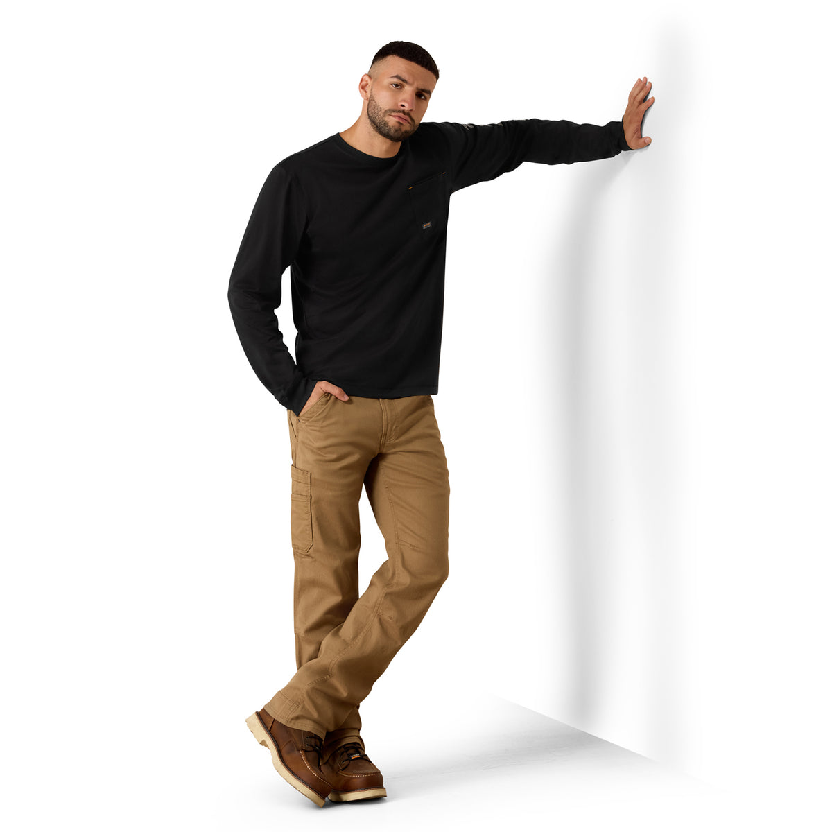 Ariat Men's Workman Bearded Skull Long Sleeve T-Shirt