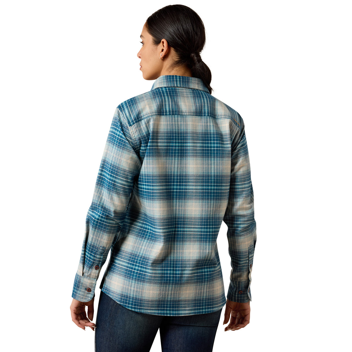 Ariat Women's Flannel Durastretch Long Sleeve Work Shirt
