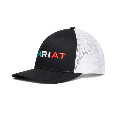 Ariat Logo Mesh Snapback Cap Hats & Caps Ariat Black OS