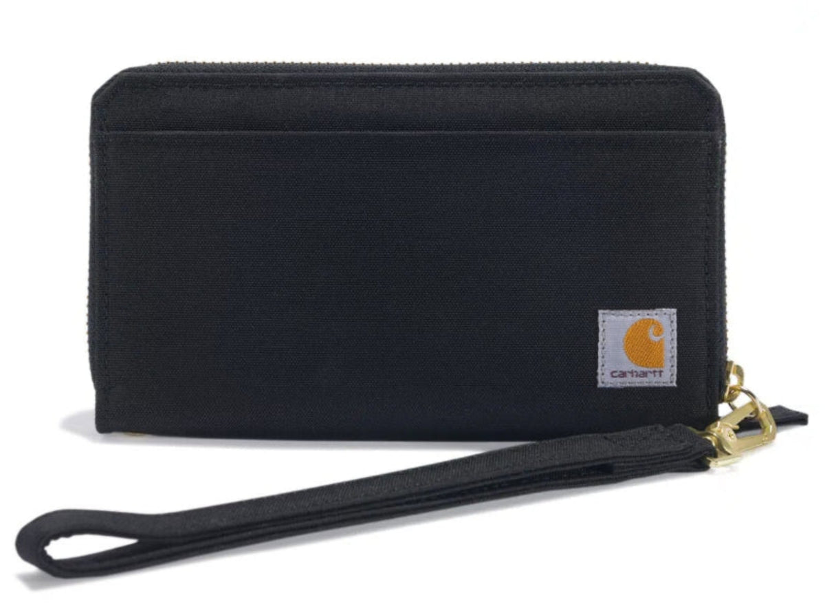 Carhartt Women's Nylon Duck Lay-Flat Clutch Wallet Wallets Carhartt Black OS