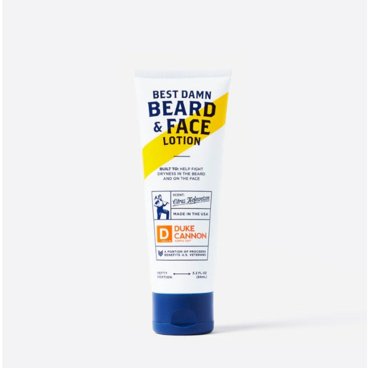 Duke Cannon Best Damn Beard + Face Lotion Toiletries Duke Cannon Citrus Hefeweizen OS