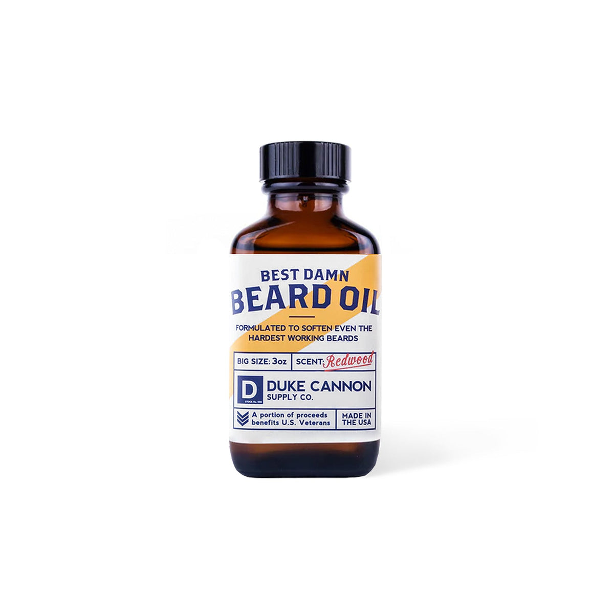 Duke Cannon Best Damn Beard Oil Toiletries Duke Cannon Redwood Scent OS