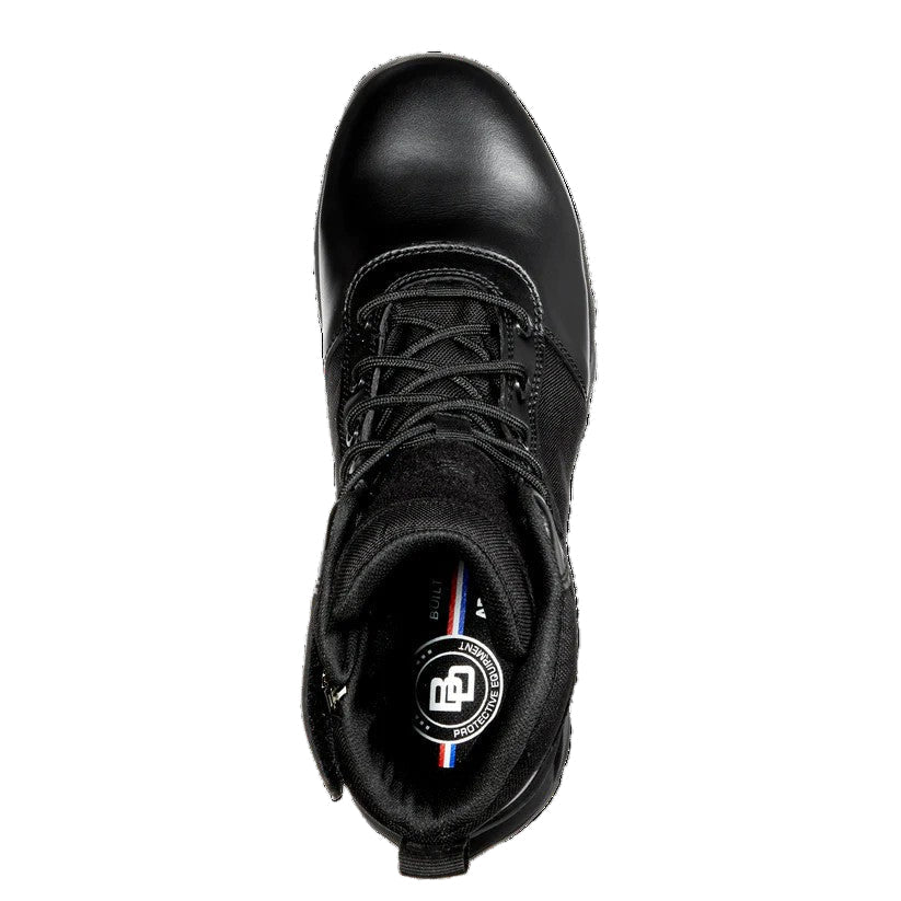BD Protective Equipment Men's Side Zip 6" Waterproof Soft Toe Tactical Work Boot Work Boots BD Protective Equipment