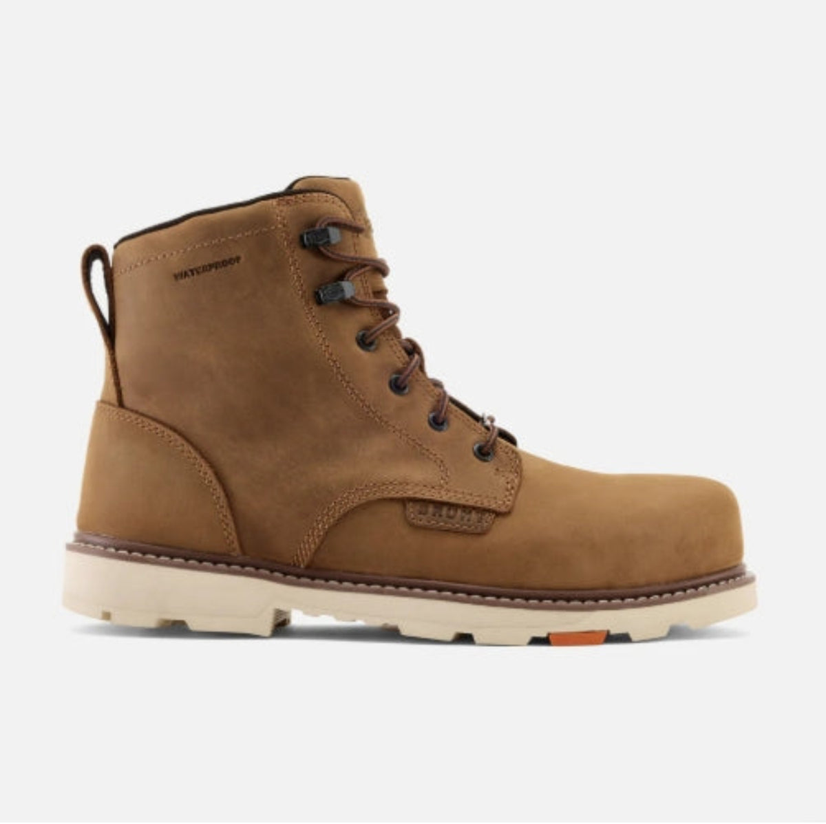 BRUNT Men's Sullivan 6" Waterproof Comp Toe Work Boot Work Boots BRUNT Wheat 10 D/2E