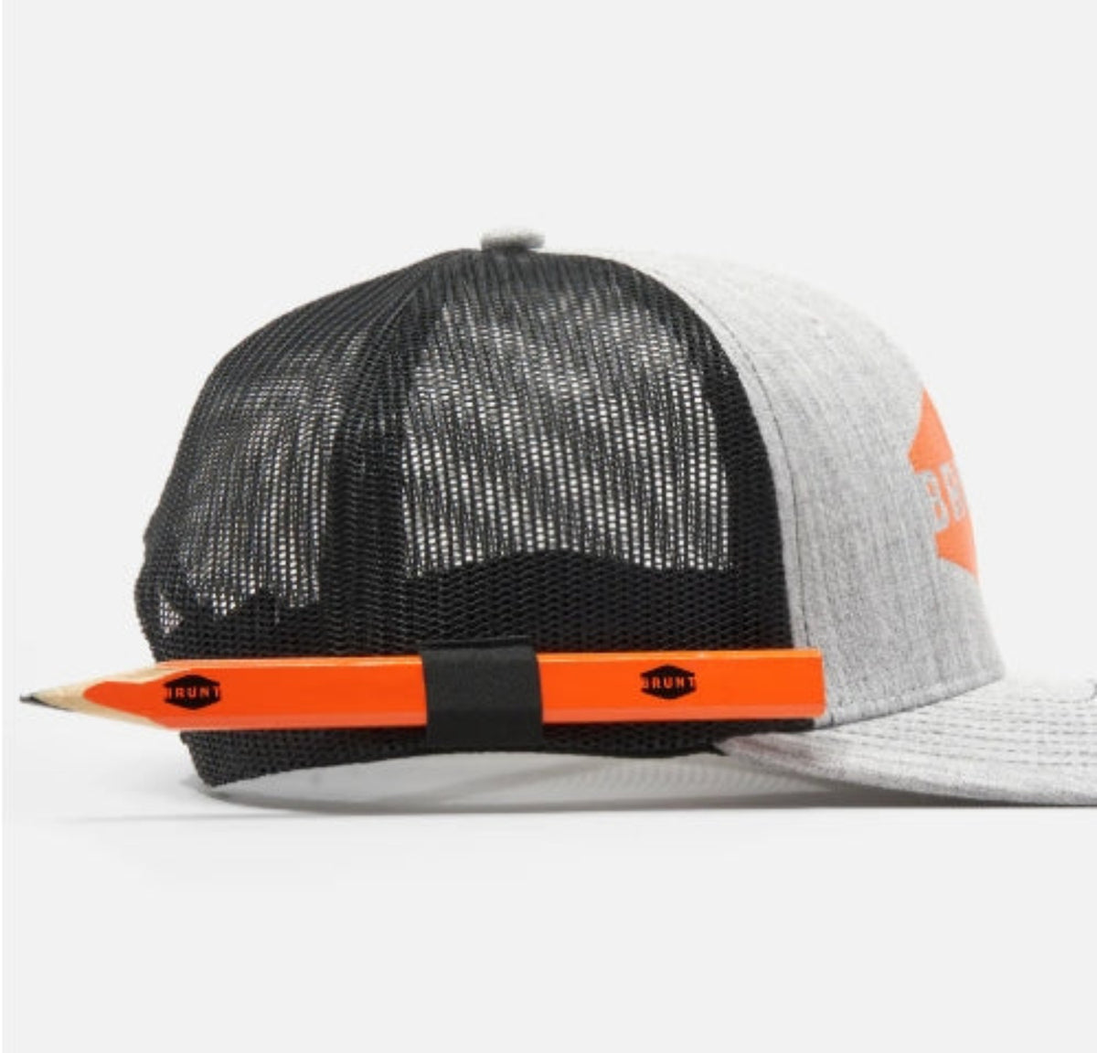 BRUNT Men's Curved Brim Pencil Holder Snapback Cap Hats & Caps BRUNT