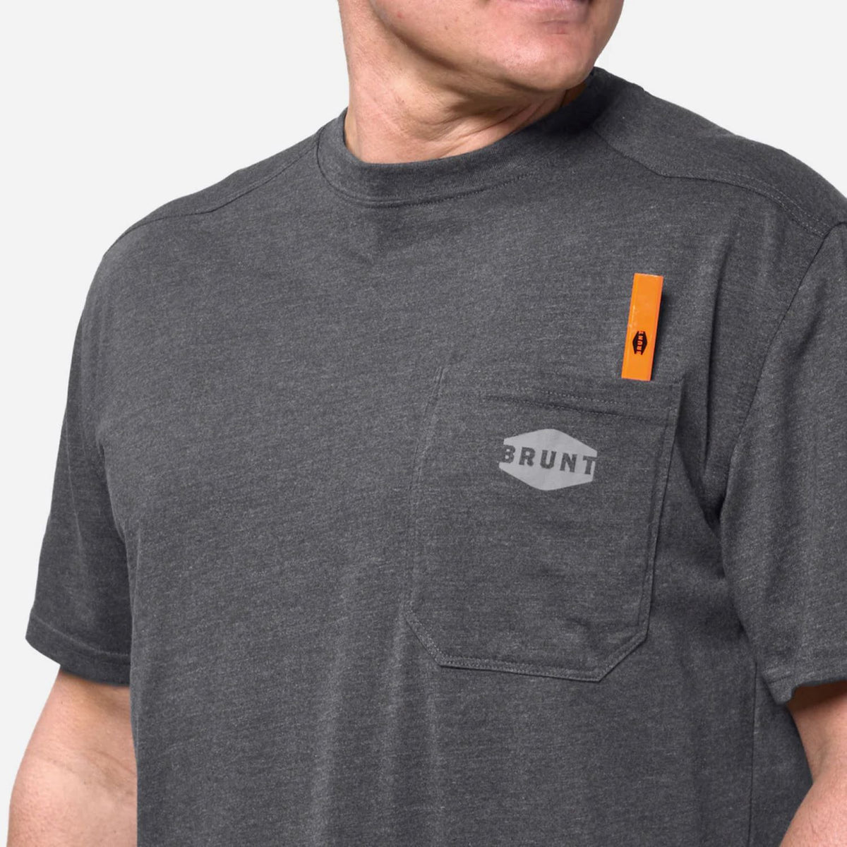 BRUNT Men&#39;s Short Sleeve Pocket T-Shirt - Work World - Workwear, Work Boots, Safety Gear