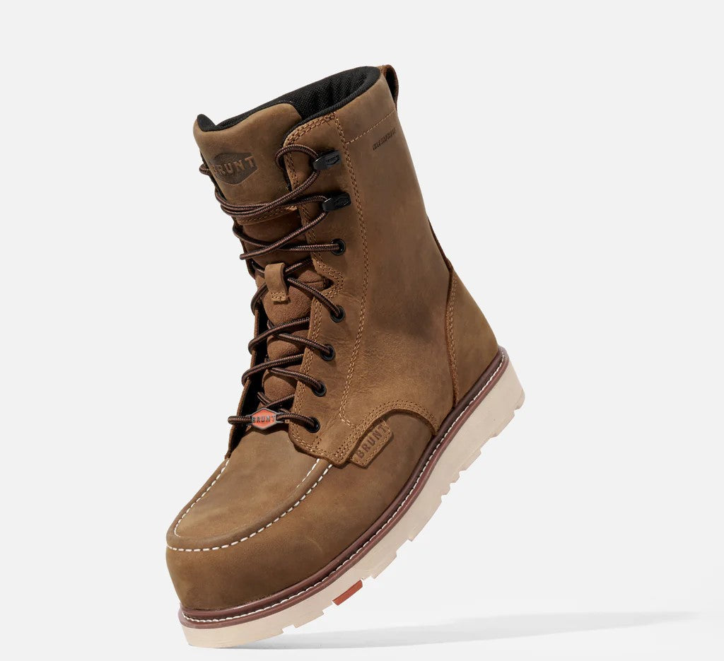 BRUNT Men's The Marin 8" EH Waterproof Work Boot Work Boots BRUNT
