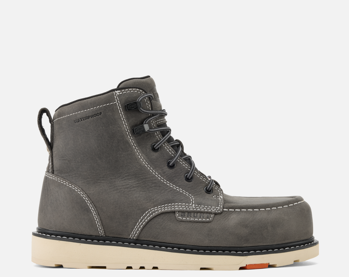 BRUNT Men&#39;s Marin 6&quot; Waterproof Moc Toe Work Boot - Work World - Workwear, Work Boots, Safety Gear