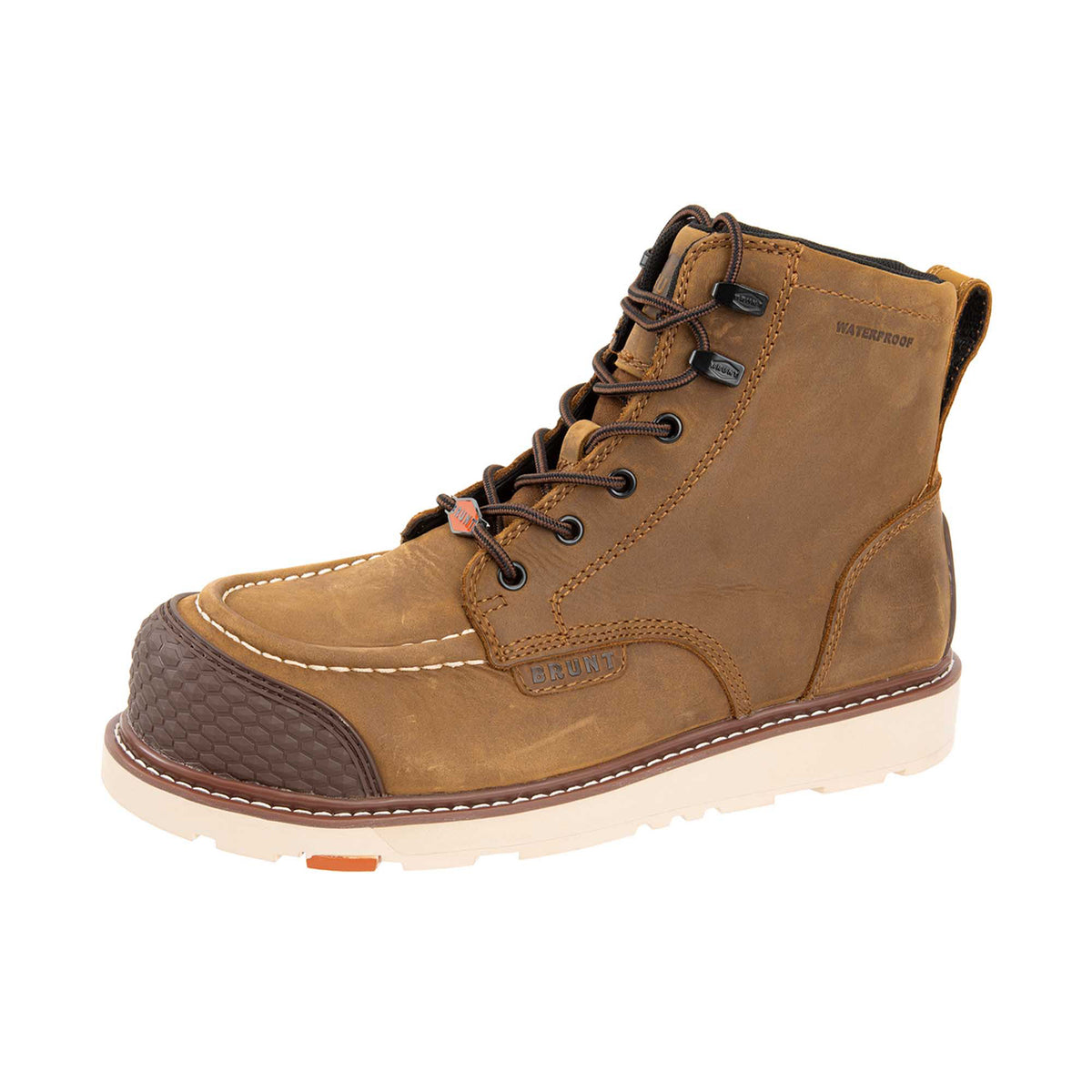 BRUNT Men's The Marin BRUNT Toe Waterproof Soft Toe Work Boot Work Boots BRUNT