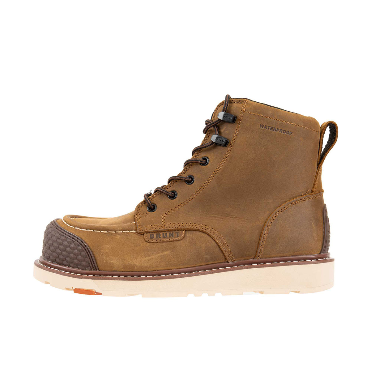 BRUNT Men's The Marin BRUNT Toe Waterproof Soft Toe Work Boot Work Boots BRUNT