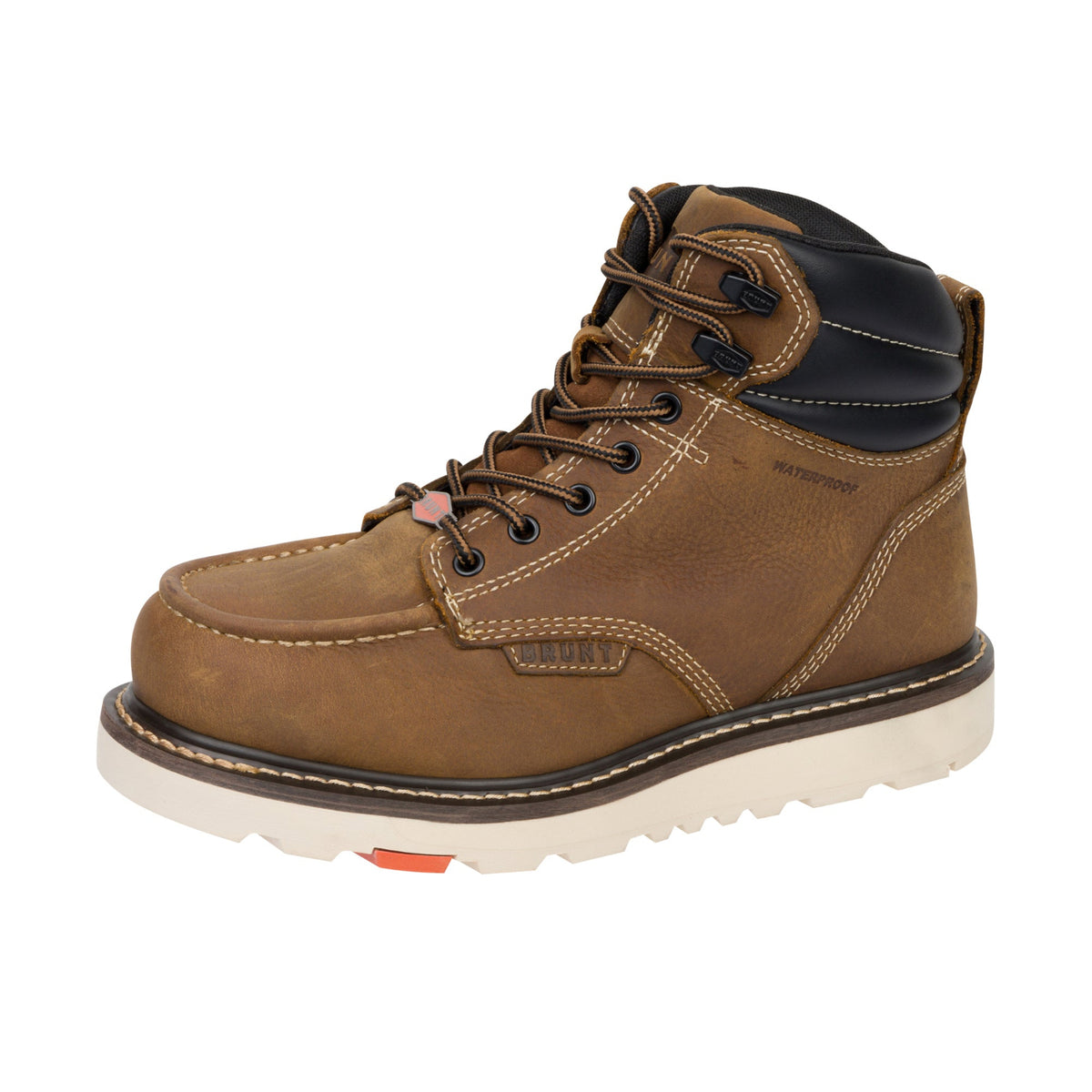 BRUNT Men's The Marin 6" Welted Waterproof Soft Toe Work Boot Work Boots BRUNT