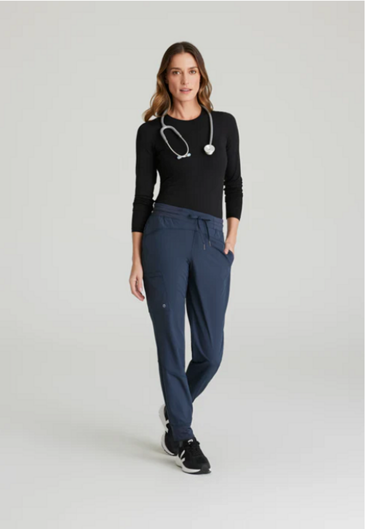 Barco Women's Accelerate Underscrub Long Sleeve T-Shirt Scrubs Barco