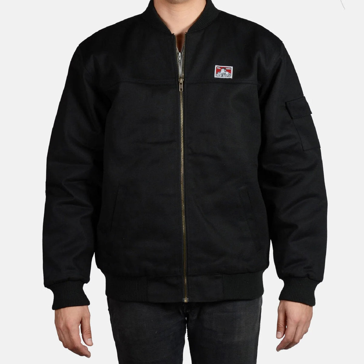 Ben Davis Men&#39;s Lined Bomber Jacket - Work World - Workwear, Work Boots, Safety Gear